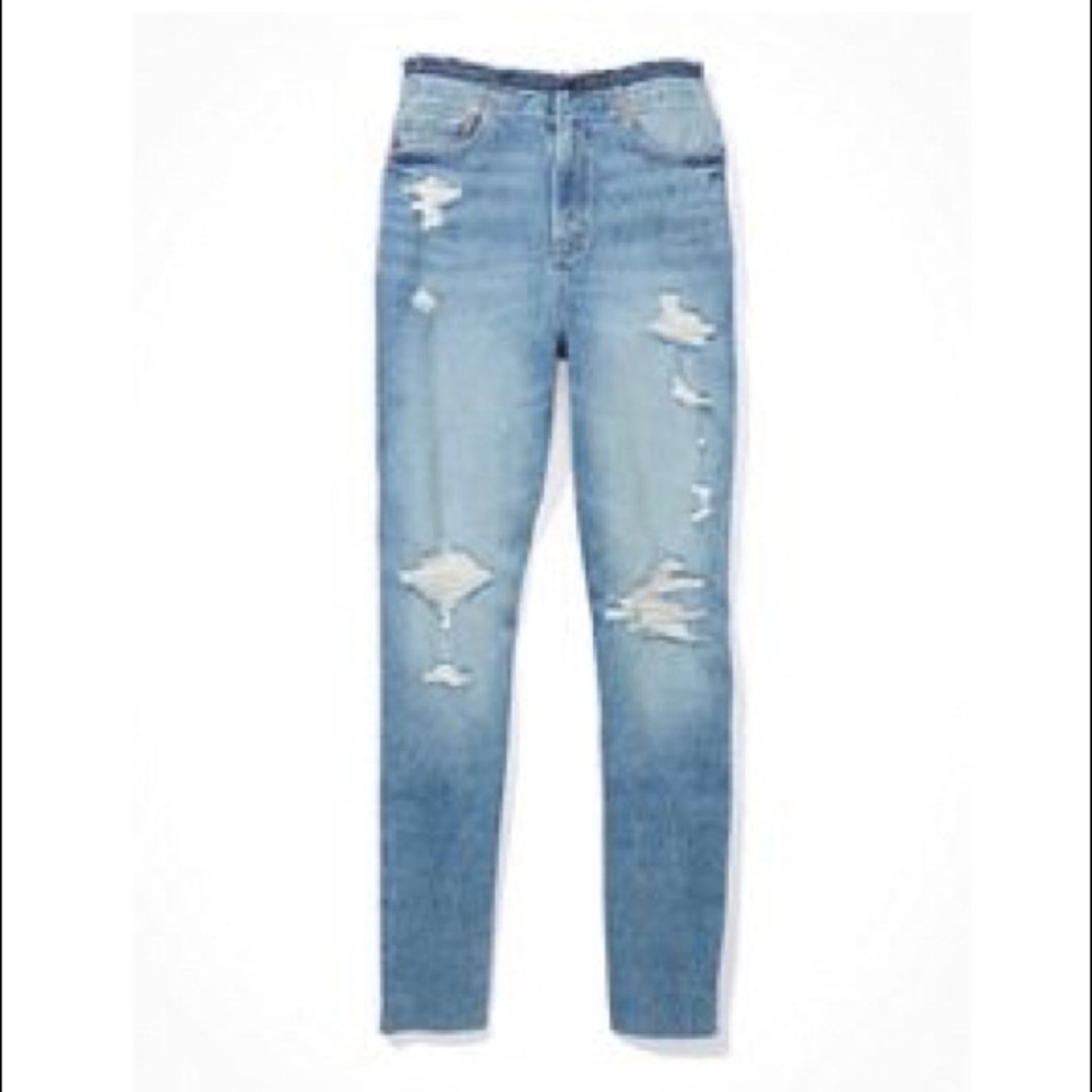 NWT AE Stretch Mom Jean - 6 Long